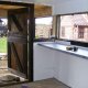 This is another internal view showing the worktop that I have put in & also the Stable Doors that I made myself. It's just so easy to take the basic building and turn it to your needs.