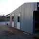 Cutting the Doors in & flashing them in as we build the end wall at the Kings Lynn Speedway "STARS" NORFOLK ARENA