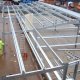 Fully Galvanized rame going up at the Kings Lynn Speedway "STARS" NORFOLK ARENA