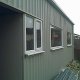 Another shot of the window side of the OZ - UK Steel Building. Goosewing Grey & Merlin Grey. Hill Large Double Garage Workshop EAST SUSSEX