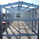 Steel Frame Building view from the end at Redcar  "BEARS" Speedway Arena CLEVELAND