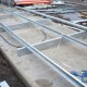 Steel Frame Building going up at Redcar  "BEARS" Speedway Arena CLEVELAND
