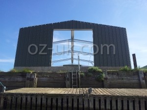 13 WELLS-NEXT-THE-SEA - Port of Wells Boat and Buoy servicing and storage building 6040 - Wells Harbour Authority - NORTH NORFOLK - OZ-UK Steel Buildings (Norfolk) Ltd