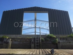 14 WELLS-NEXT-THE-SEA - Port of Wells Boat and Buoy servicing and storage building 6040 - Wells Harbour Authority - NORTH NORFOLK - OZ-UK Steel Buildings (Norfolk) Ltd
