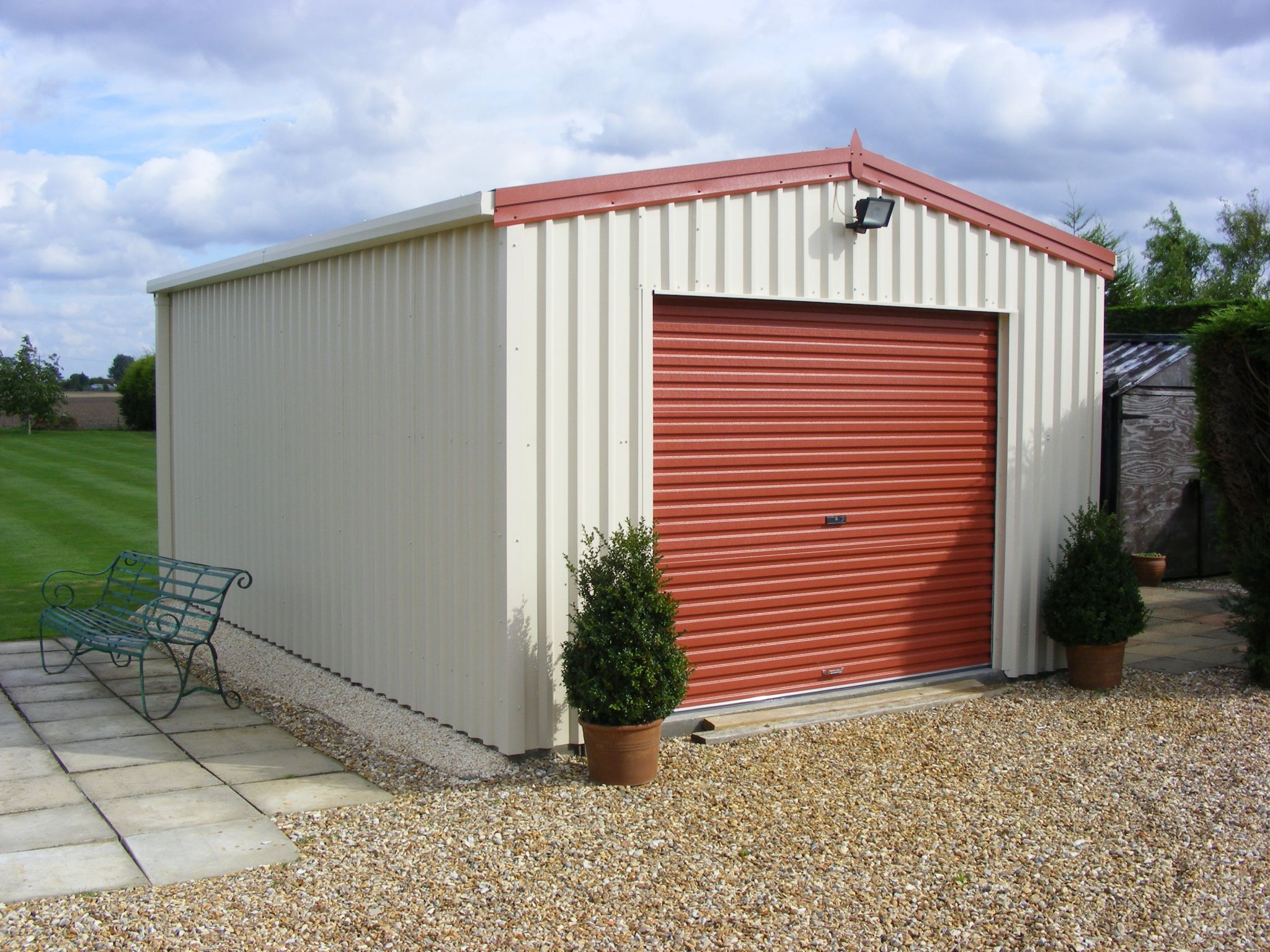 Standard Single Steel Garage Steel Buildings OZUK Steel Buildings
